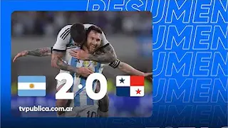 Argentina 2-0 Panamá: Resumen del partido - Amistoso 2023